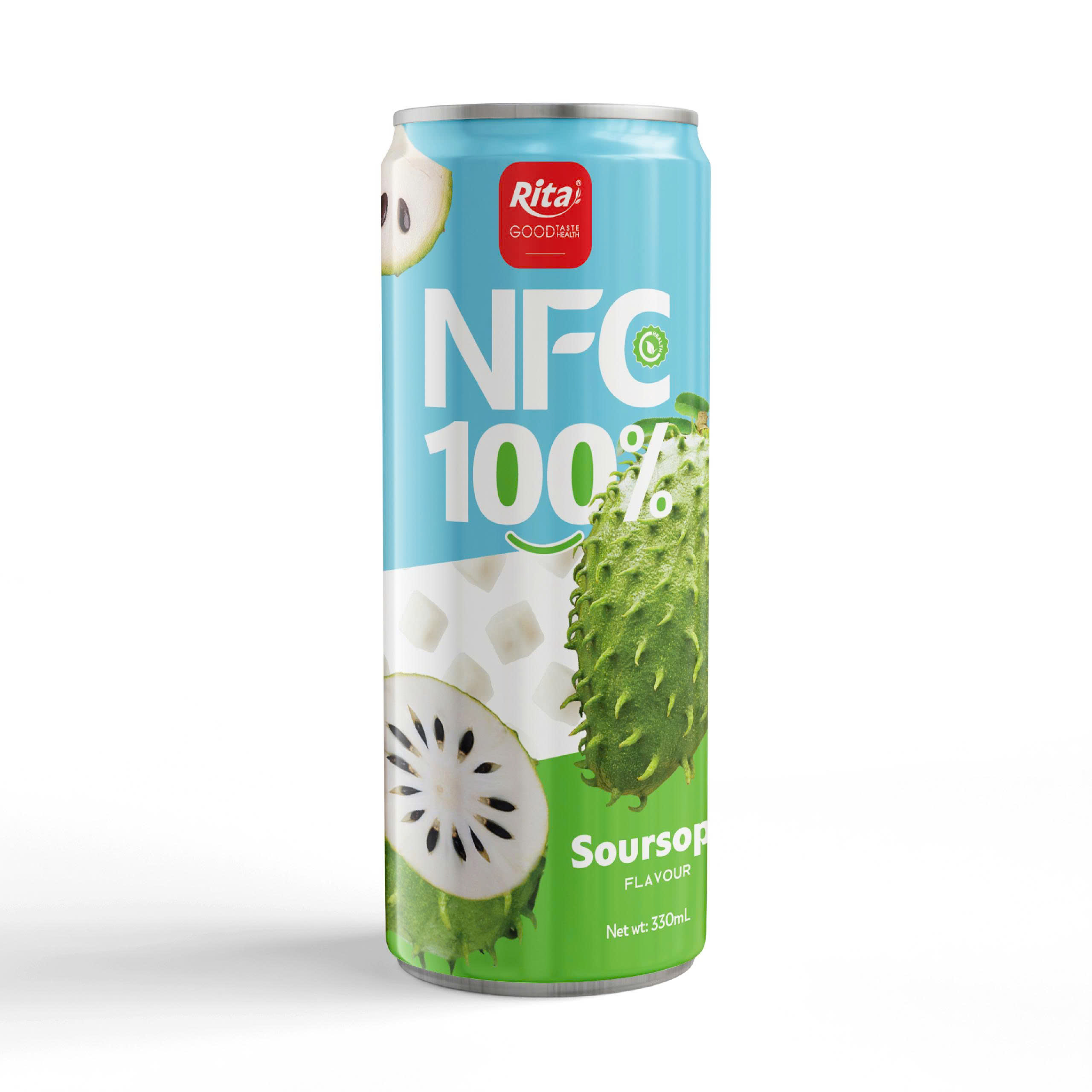 Rita Jugo de Guanábana NFC 100% en Lata de 330ml