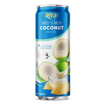 Agua de coco con nido de pájaro, 330 ml (11.18 onzas líquidas)