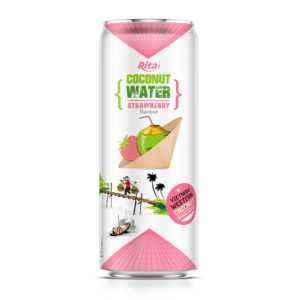 Coconut water with strawberry 500ml own brand