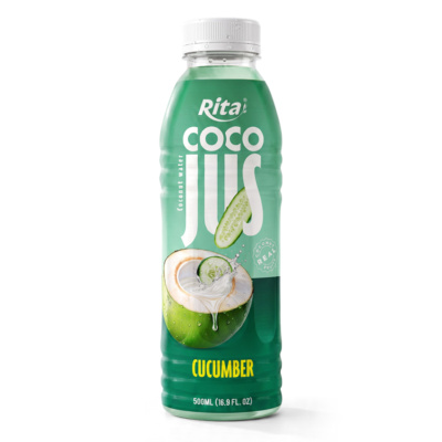 COCO JUS Agua de Coco Real con Jugo de Pepino 500 ml