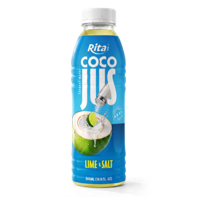 Agua de Coco Real con Zumo de Lima y Sal 500 ml