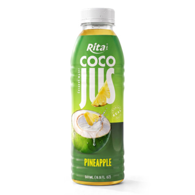 Agua de Coco Real con Zumo de Piña COCO JUS 500 ml