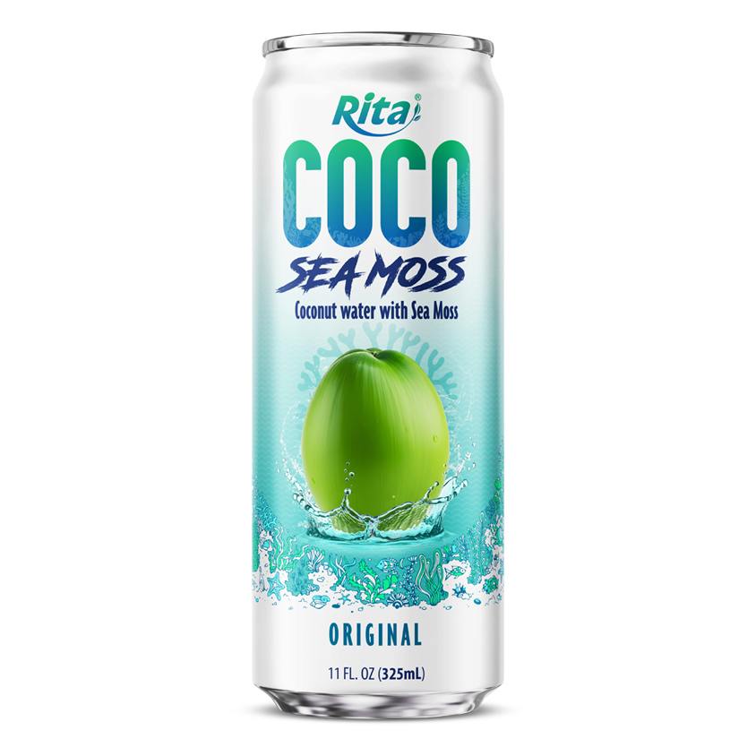 Agua de Coco con Musgo Marino Coco Sea Moss 325 ml