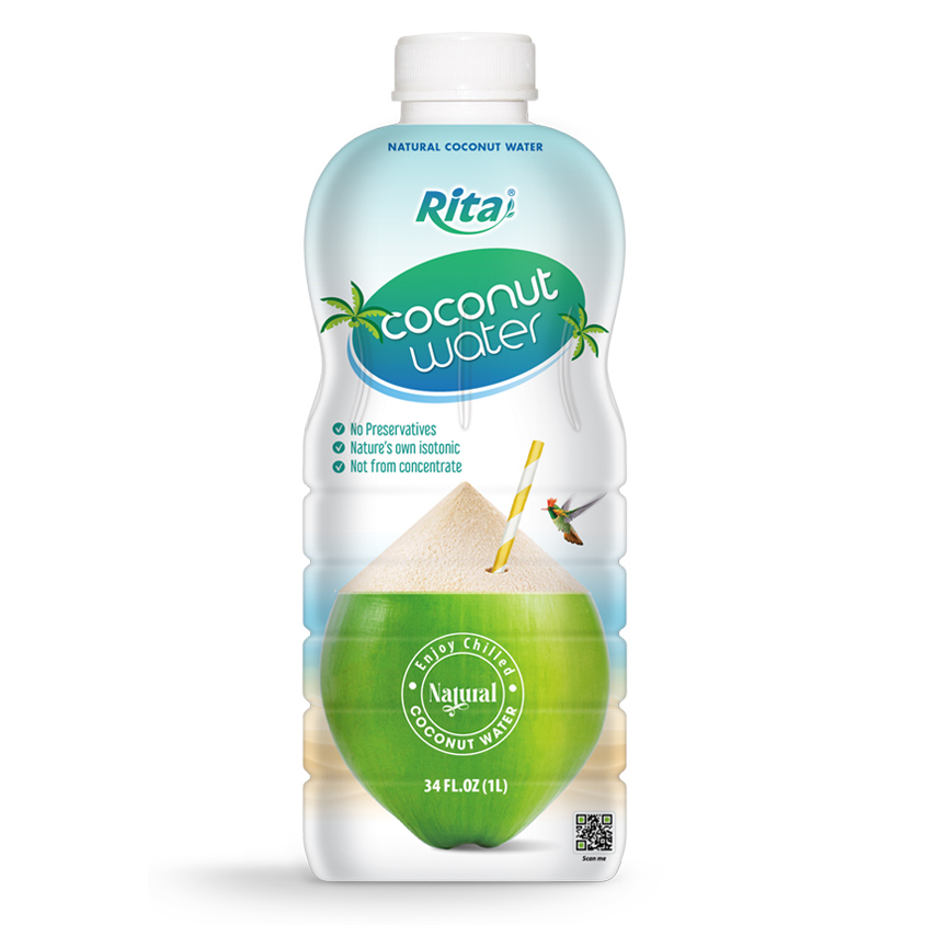 Rita Natural Coconut Water 1L PP Bottle – Diseño de Botella Circular