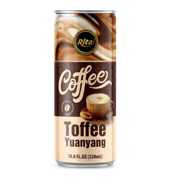 Rita Toffee Yuanyang Coffee: Bebida de Café en Lata Sleek de 320ml