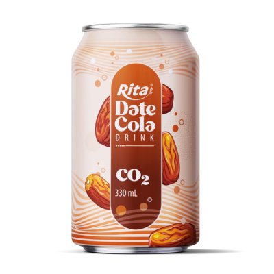 Bebida Rita Date Cola: Extracto Natural de Dátil, Bebida Carbonatada en Lata de 330ml