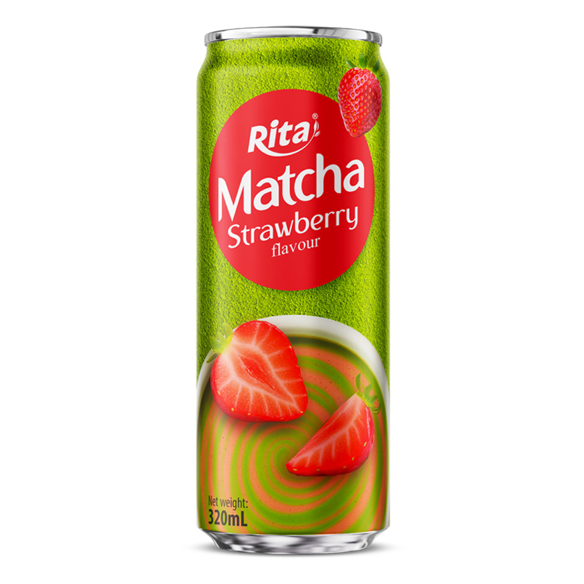 Bebida de fresa y matcha Rita 320 ml