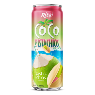 bebida de coco y pistacho