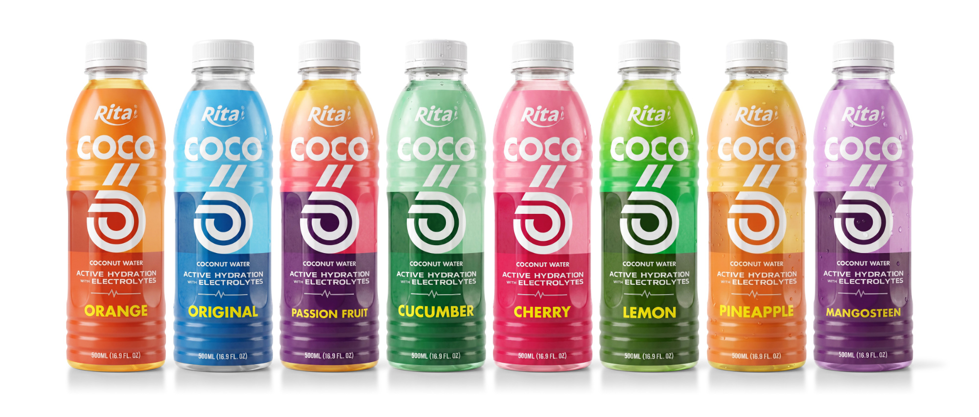 500ml Active Hydration Coconut Water with Electrolytes – Cherry Flavor Poster 2
