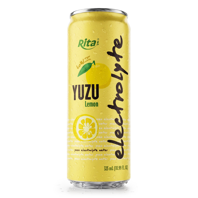 Agua con Electrolitos Sabor Yuzu y Limón 325 ml Bebida de Hidratación Baja en Azúcar