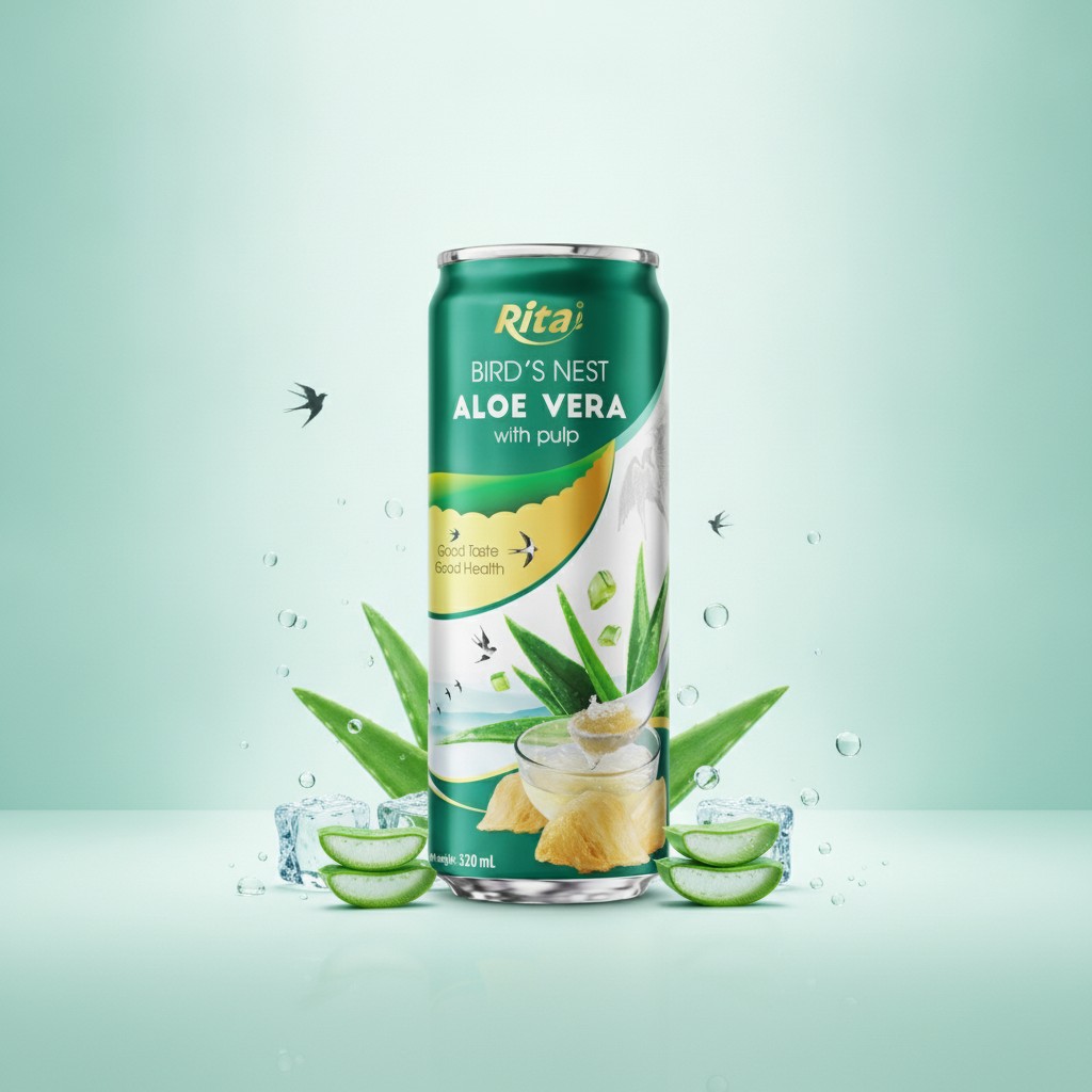 11.18 Fl Oz Bird’s Nest Aloe Vera with Pulp Poster 2