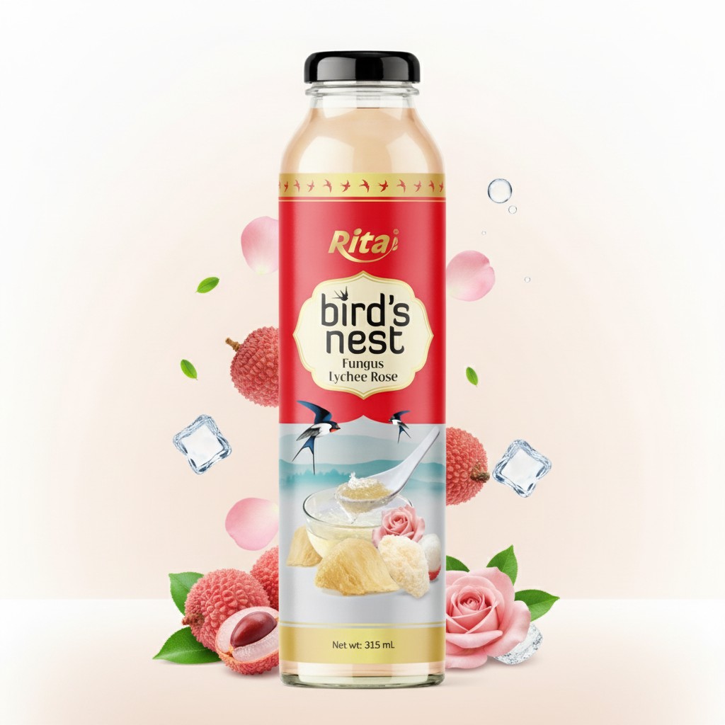 Bird's Nest Fungus Lychee Rose 315ml Poster 2