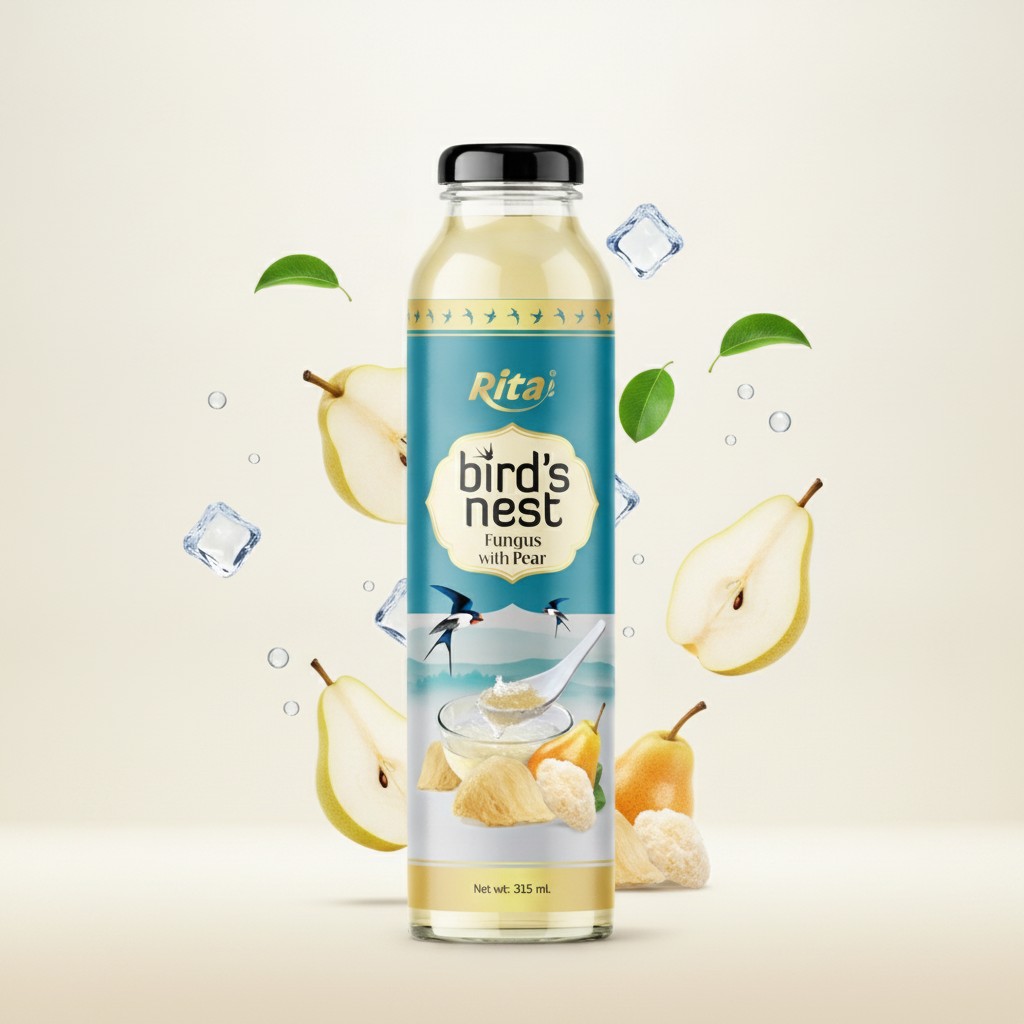 Bird's Nest Fungus with Pear 315ml Poster 2